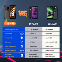 Ulefone moc Armor 14 Pro wytrzymały telefon 10000mAh Android 12 wodoodporny smartfon 128GB 5G/2.4GWLAN bezprzewodowe ładowanie NFC Global 2